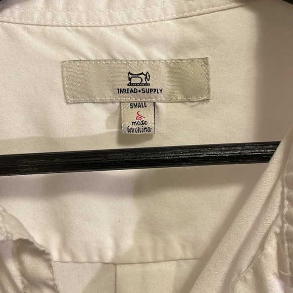 Thread and supply white button up - Picture 2 of 4